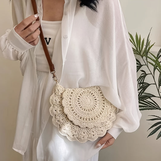 Crossbody woven bag