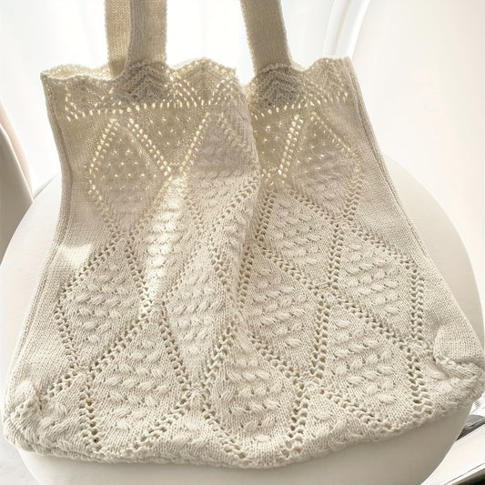 Crochet tote bag