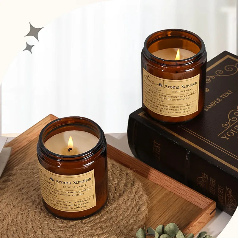 100% natural soy wax candles with essential oils