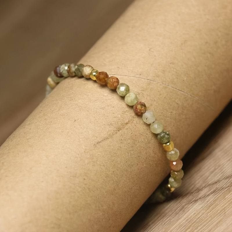 Natural stone beaded bracelet