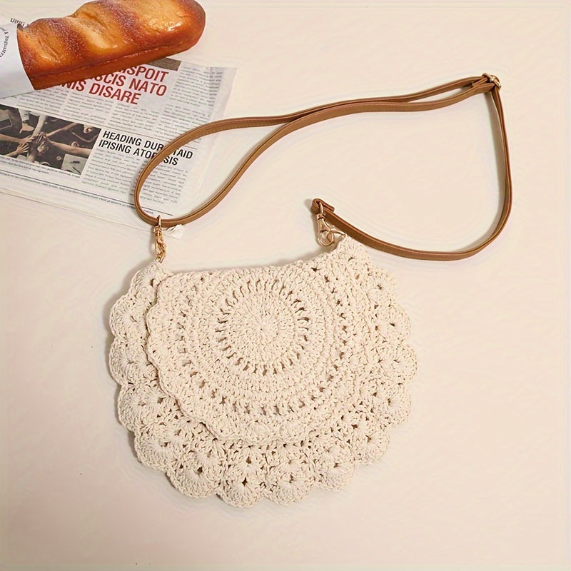 Crossbody woven bag