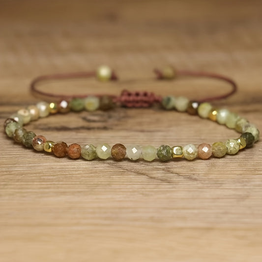 Natural stone beaded bracelet