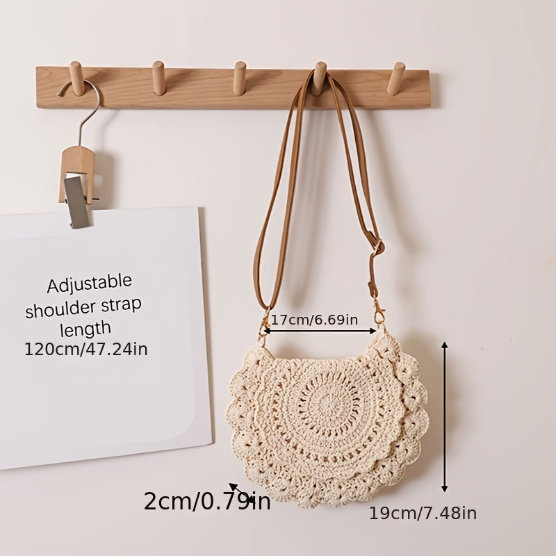 Crossbody woven bag