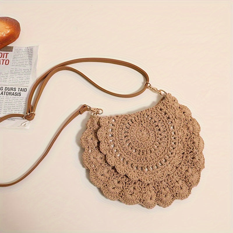 Crossbody woven bag