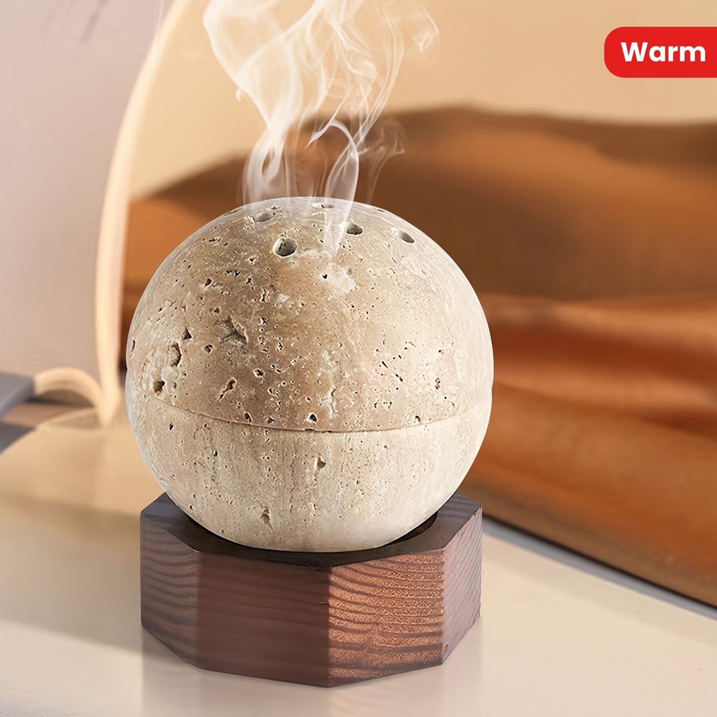 Wooden incense diffuser